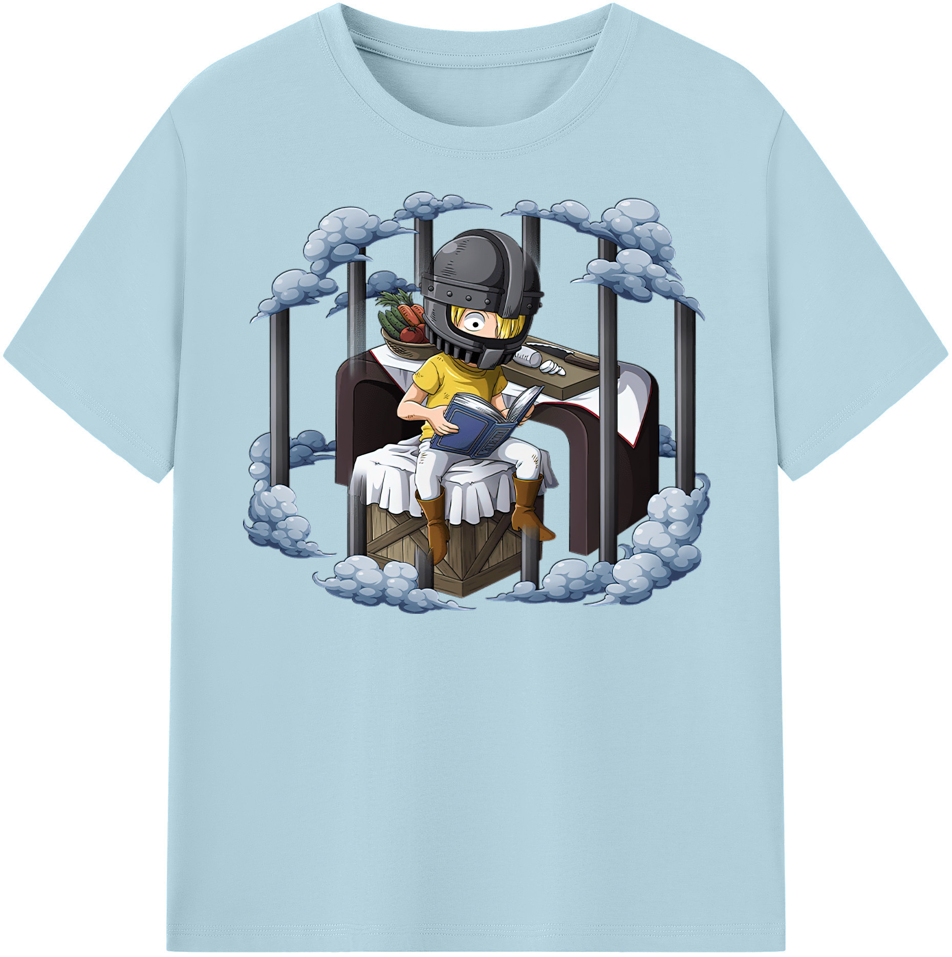ワンピース サンジ ONE PIECE Sanji 綿100％半袖Tシャツ（フロントプリント）